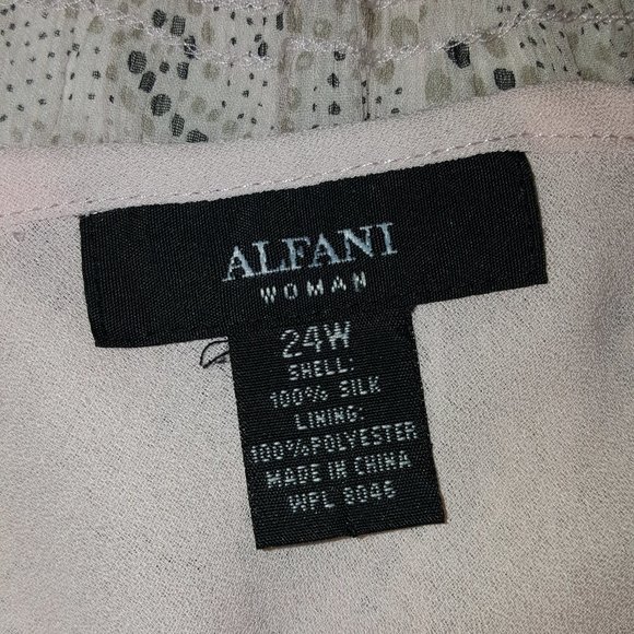 Alfani Woman sz 24 Soft Pink Peplum Blouse & Cami - Picture 2 of 8